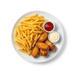 Pouletflügeli Menü (6 Stück)